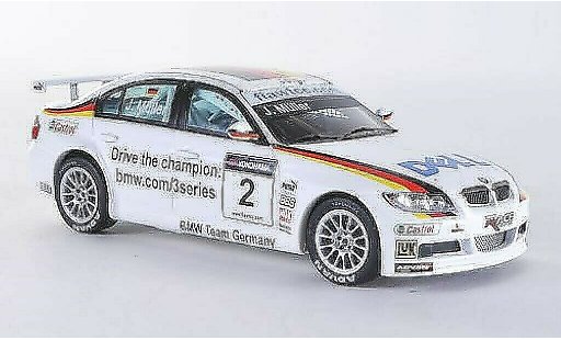 Bmw 320 WTCC 1/43 Spark Si No.2 Muller 2007 modelauto