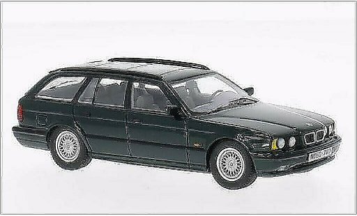 Bmw 530 touring 1/43 Neo i (E34) metallic groen modelauto