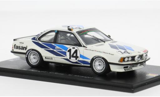 Modelauto Bmw 635 CSi 24h Spa 1986 #14 M.Micangeli/C.Rossi 1/43 Spark