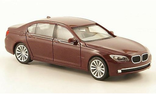 Bmw 740 F02 1/87 Herpa i version longue rood 2008 modelauto