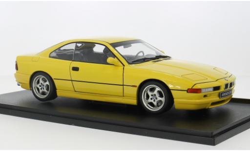 Modelauto Bmw 850 csi (E31) geel 1/18 Solido