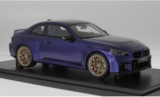 Modelauto Bmw M2 CS blauw 2025 1/18 GT Spirit