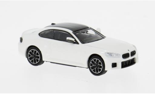 Modelauto Bmw M2 coupe wit 2023 1/87 Minichamps