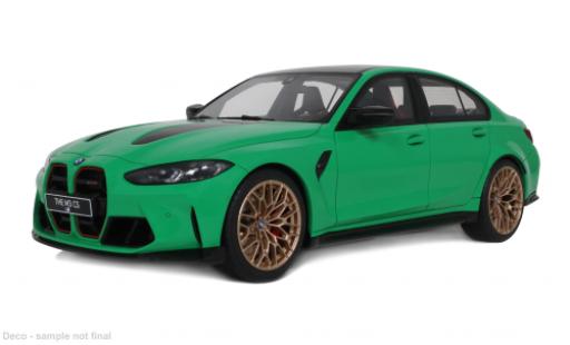 Modelauto Bmw M3 CS groen 2023 1/18 GT Spirit