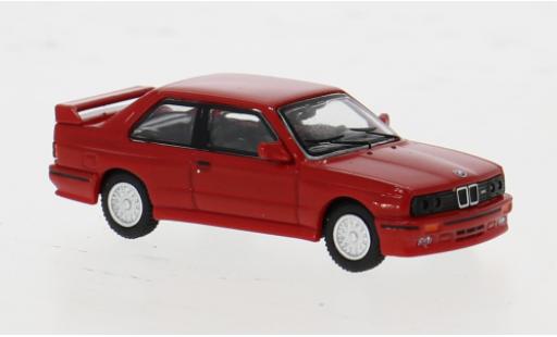 Modelauto Bmw M3 coupe (E30) rood 1/87 Minichamps