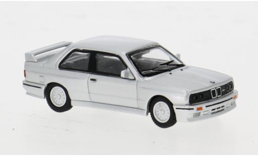Modelauto Bmw M3 coupe (E30) grijs 1/87 Minichamps