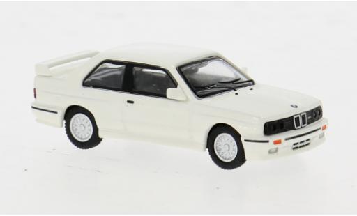 Modelauto Bmw M3 coupe (E30) wit 1986 1/87 Minichamps
