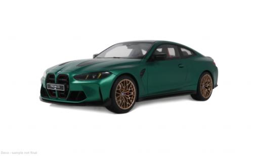 Modelauto Bmw M4 CS groen 2024 1/18 GT Spirit