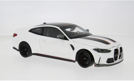 Modelauto Bmw M4 CSL (G82) blauw 2022 1/18 Minichamps