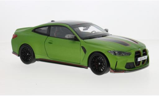 Modelauto Bmw M4 CSL (G82) groen 2022 1/18 Minichamps