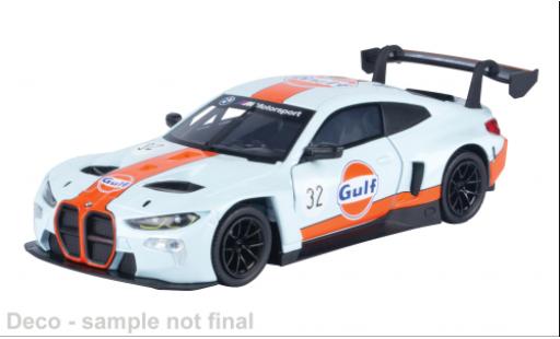 Modelauto Bmw M4 GT3 Gulf 1/24 Motormax