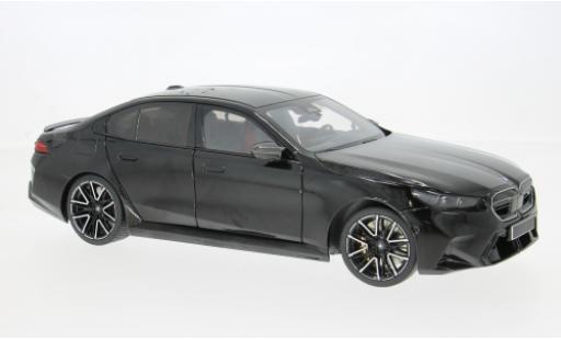 Modelauto Bmw M5 berline (G90) zwart 2024 1/18 Minichamps