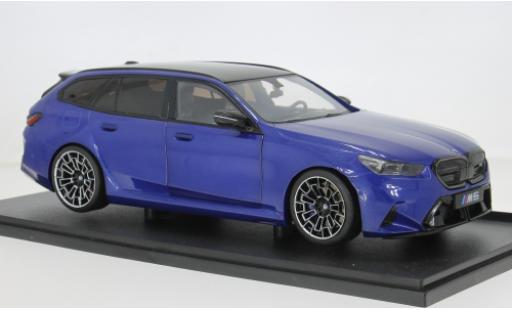 Modelauto Bmw M5 berline (G99) blauw 1/18 Solido