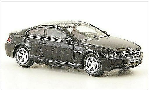 Bmw M6 Coupe 1/87 Ricko E63 zwart 2006 modelauto