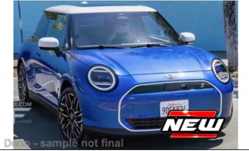 Modelauto Mini Cooper S Bmw SE blauw 1/24 Maisto