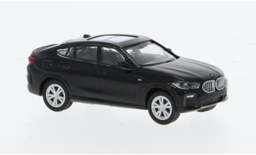 Modelauto Bmw X6 suv zwart 2020 1/87 Minichamps