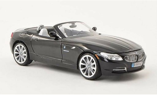 Bmw Z4 roadster 1/24 Motormax E89 zwart 2010 modelauto