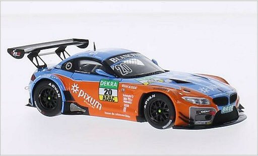 Bmw Z4 GT3 1/43 Minichamps E89 No.20 Team Schubert Pixum ADAC GT Masters 2014 /J.Klingmann modelauto