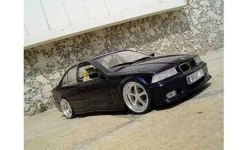 Bmw 325 kit m3 1/18 Ut Models E36 TDS jantes 17 pouces modelauto