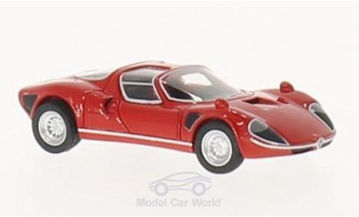 Modelauto Alfa Romeo Tipo 33 stradale rood 1967 1/87 BoS Models