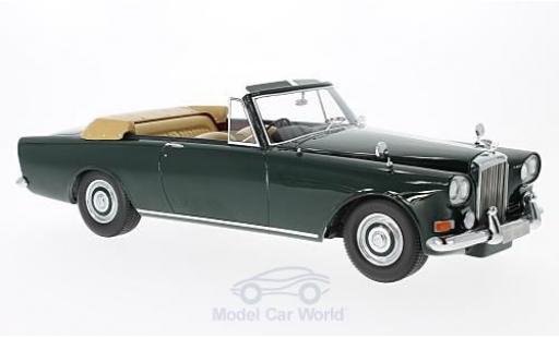 Modelauto Bentley S3 cabriolet SIII Park Ward DHC groen RHD 1963 1/18 BoS Models