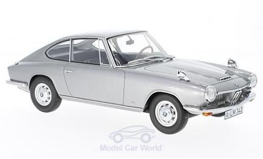 Modelauto Bmw 1600 GT grijs 1968 1/18 BoS Models