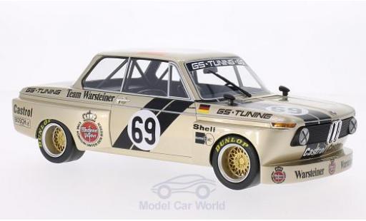 Modelauto Bmw 2002 course Gr.2 No.69 GS Tuning Warsteiner DRM 1975 J.Obermoser 1/18 BoS Models