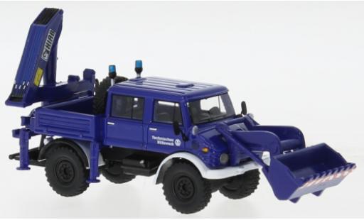 Modelauto Mercedes Unimog 406-425 U416 DoKa THW 1977 1/87 BoS Models