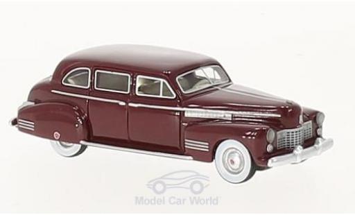 Modelauto Cadillac Fleetwood Sedan 75 Touring metallic rood 1941 1/87 BoS Models