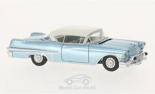 Modelauto Cadillac Series 62 Coupe Hardtop metallic blauw/beige 1957 1/87 BoS Models
