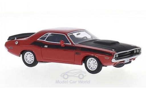 Modelauto Dodge Challenger 1970 T/A rood/zwart 1/43 BoS Models