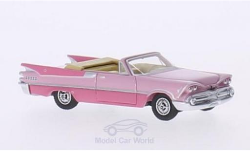 Modelauto Dodge Custom Royal Lancer Cabriolet roze/roze 1959 1/87 BoS Models