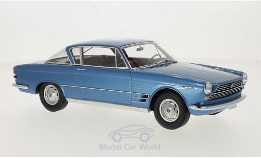 Modelauto Fiat 2300 Coupe S metallic blauw 1961 1/18 BoS Models