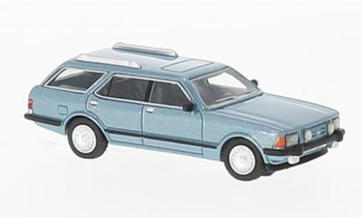 Modelauto Ford Granada Turnier MK II metallic blauw 1982 1/87 BoS Models