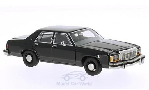 Modelauto Ford LTD Crown Victoria zwart 1987 1/43 BoS Models