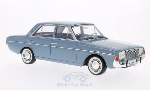 Modelauto Ford Taunus 20M (P5) blauw 1/18 BoS Models