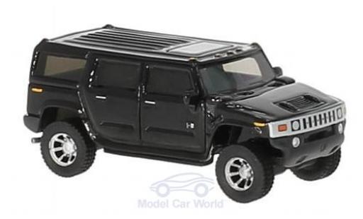 Modelauto Hummer H2 Base zwart 2003 1/87 BoS Models