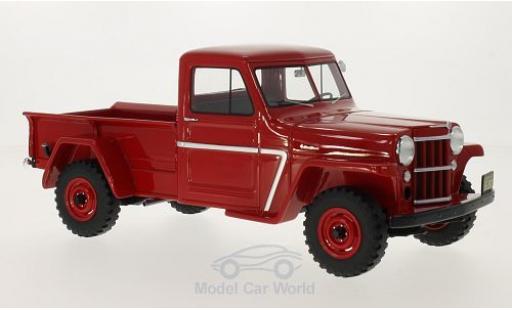Modelauto Jeep Willys Pick Up rood 1954 1/18 BoS Models