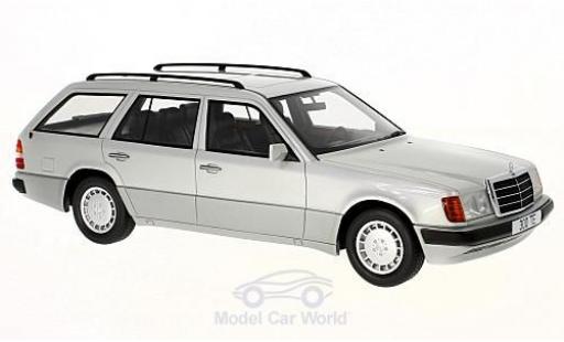 Modelauto Mercedes 300 Coupe (S124) grijs 1990 1/18 BoS Models