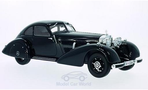 Modelauto Mercedes 540 Base K Autobahn-Kurier zwart 1935 1/18 BoS Models