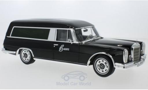 Modelauto Mercedes 600 Base Pollmann zwart 1969 1/18 BoS Models
