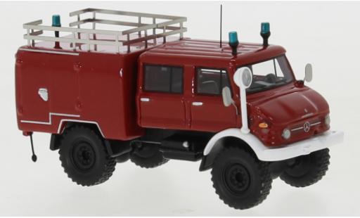 Modelauto Mercedes Unimog 406-425 U416 DoKa Brandweer 1977 1/87 BoS Models