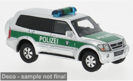 Modelauto Mitsubishi Pajero Base 2003 Federale politie 1/87 BoS Models