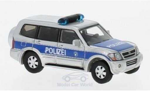 Modelauto Mitsubishi Pajero Base Politie 2003 1/87 BoS Models