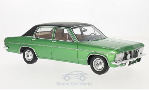 Modelauto Opel Admiral B metallic groen/zwart 1971 1/18 BoS Models