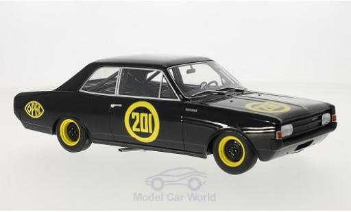 Modelauto Opel Rekord C No.201 Schwarze Witwe 1967 1/43 BoS Models