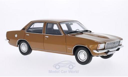 Modelauto Opel Rekord D 2100D gold 1973 1/18 BoS Models