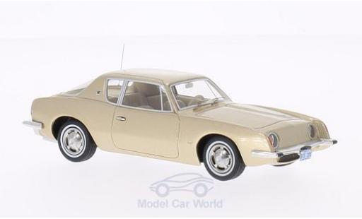 Modelauto Studebaker Avanti Base metallic beige 1963 1/43 BoS Models