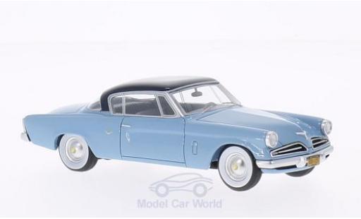 Modelauto Studebaker Commander Starliner blauw/blauw 1953 1/43 BoS Models