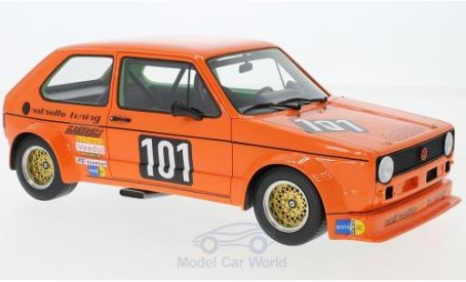 Modelauto Volkswagen Golf Base I Gr.2 oranje No.101 Note 1975 1/18 BoS Models